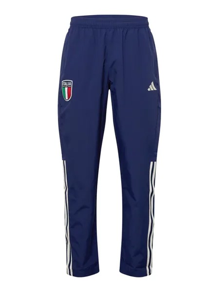 Обычные тренировочные брюки ADIDAS PERFORMANCE Italy Tiro 23 Presentation, темно-синий