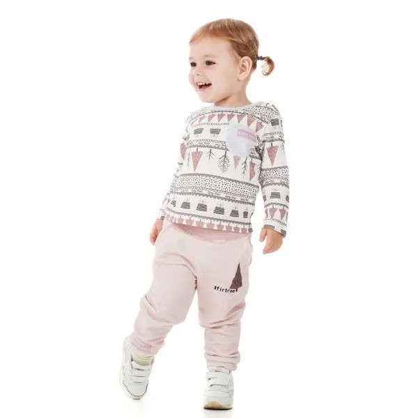 Lucky Child Лонгслив для девочек Зимние каникулы 62-12