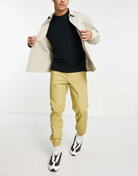 Твиловые джоггеры цвета хаки Dickies
