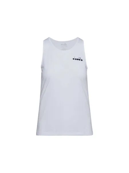 Майка женская Diadora L. Tank Easy Tennis белая L