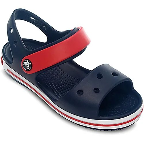 Сандалии Crocs Crocband Sandal, размер С13 (30-31EU), красный, синий