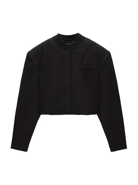 Межсезонная куртка Pull&Bear, черный