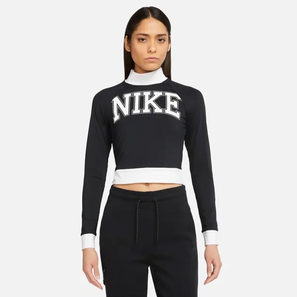 Лонгслив Nike Nike Sportswear Team, черный/белый