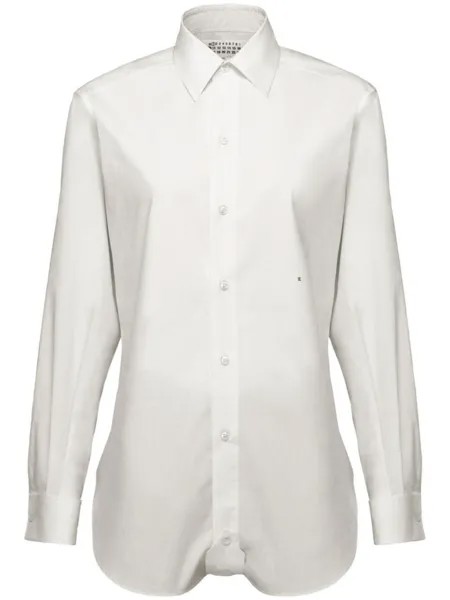 Maison Margiela поплиновая рубашка, белый