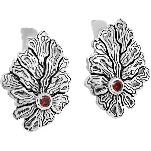 Серьги KABAROVSKY, серебро, 925 проба, фианит
