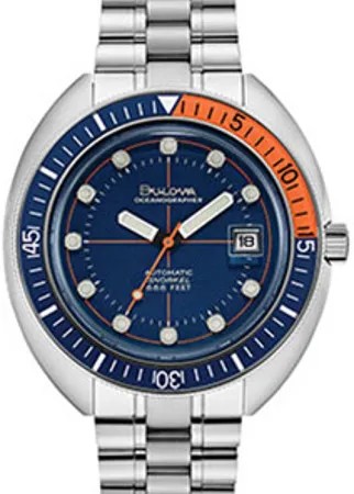Японские наручные  мужские часы Bulova 96B321. Коллекция Oceanographer