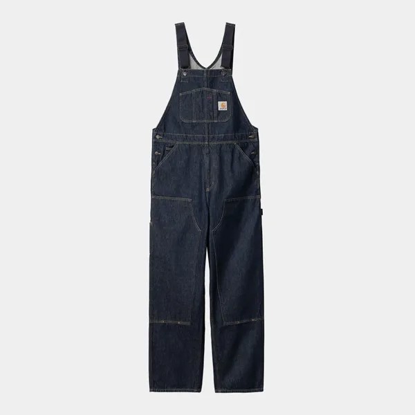 Комбинезон CARHARTT WIP Double Knee Bib Overall Blue (Rinsed)