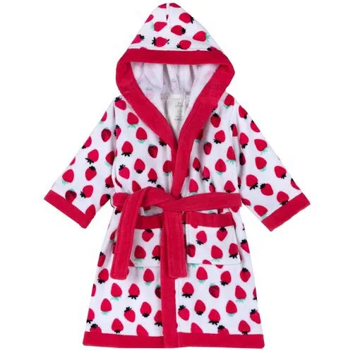 Халат банный CHICCO, модель 40990, белый с розовым 031, размер 116
