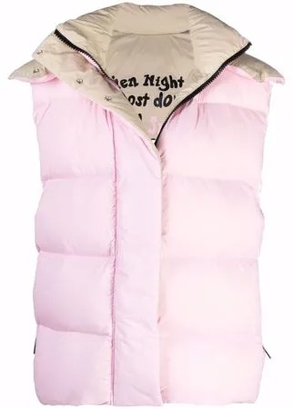 MSGM hooded down-filled gilet