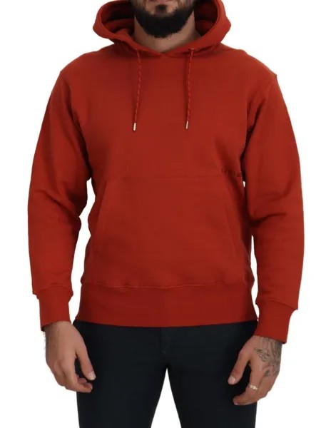 Свитер ELVINE, мужской красный хлопковый пуловер с капюшоном, толстовка IT48/US38/M, рекомендованная цена 220 долларов США