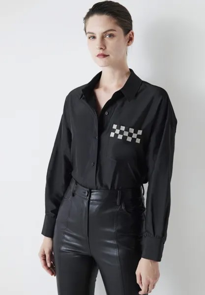 Блузка-рубашка STONE MIX Ipekyol, цвет black