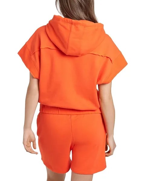 Худи Juicy Couture Cropped Hoodie, цвет Blazing Orange