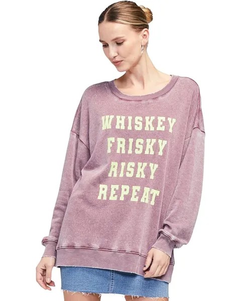 Толстовка Wildfox Frisky Roadtrip, цвет Fig