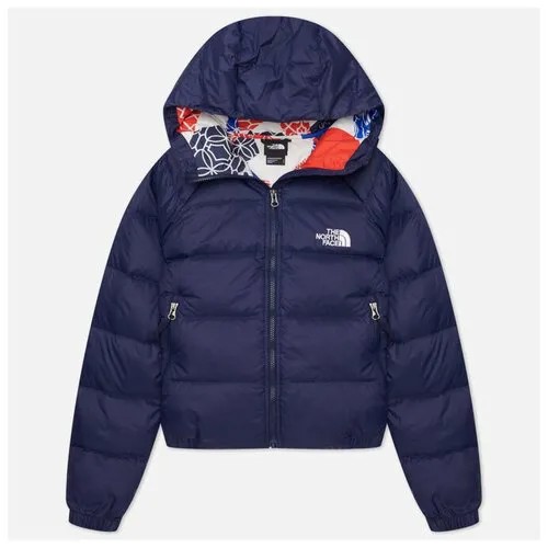 Женский пуховик The North Face Printed Hydrenalite Down Hoodie синий , Размер L
