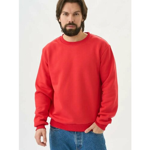 Свитшот Uzcotton Premium, размер 56-58\3XL, , красный