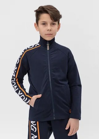 Синяя толстовка Button Blue