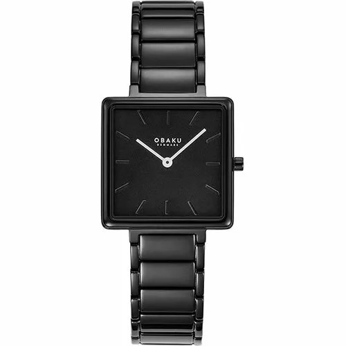 Наручные часы OBAKU Часы Obaku V259LXBBSB, черный