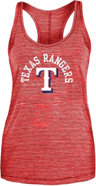Красная женская майка для активного отдыха New Era Texas Rangers