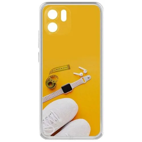 Чехол-накладка Krutoff Clear Case Кроссовки женские Фитнес для Xiaomi Redmi A1