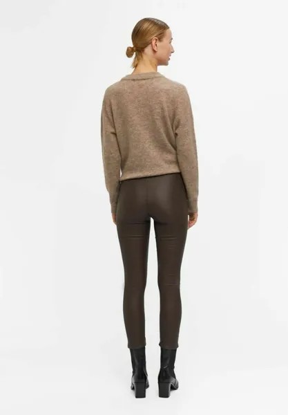 Леггинсы Objbelle Mw Noos Object, Брюки коричневый