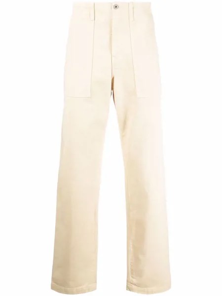Marcelo Burlon County of Milan прямые брюки с вышивкой Cross