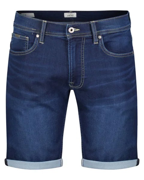 Джинсовые шорты узкого кроя Gymdigo Pepe Jeans, синий