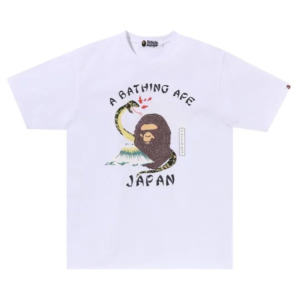 Футболка BAPE Японская культура, Белая