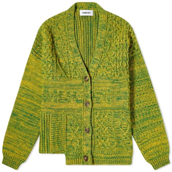 Джемпер Ambush Patchwork Knit Cardigan