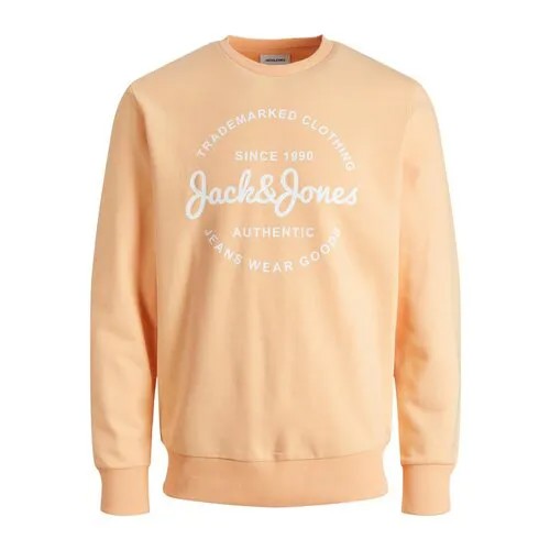 Свитшот Jack & Jones, размер S, оранжевый