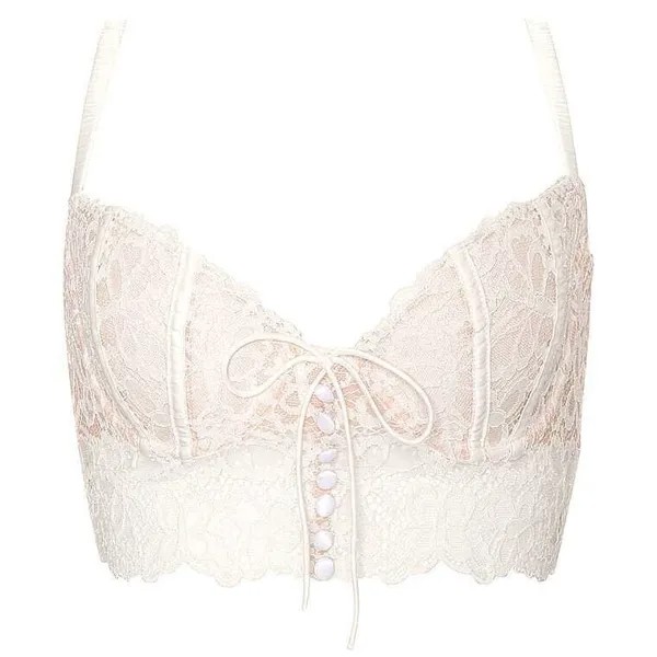 Бюстгальтер на косточках For Love & Lemons for Victoria's Secret Butterfly Lace, белый
