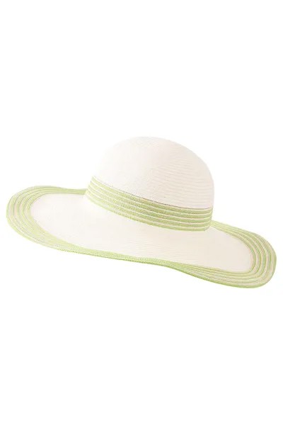 Шляпа женская Hat You CEP0381 белая/зеленая