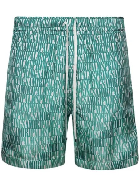AMIRI шорты с логотипом из коллаборации с Palm Springs, зеленый