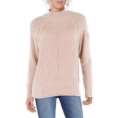 Женский розовый вязаный пуловер Jessica Simpson с воротником-стойкой, топ XL BHFO 2771