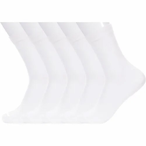 Носки LorenzLine 5 пар, размер 22-24, белый