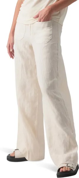 Брюки Sanctuary The Linen Marine Wide Leg, цвет Birch