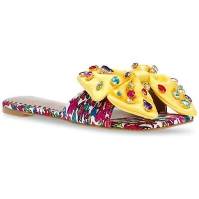 Женские шлепанцы Betsey Johnson Daisy Yellow 6.5 Medium (B,M) BHFO 6208