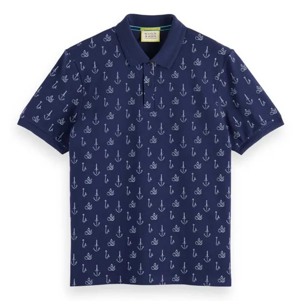 Поло Scotch & Soda 175555, синий