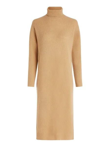 Платье TOMMY HILFIGER Knitted dress, цвет Cappuccino