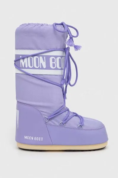 Зимние ботинки ICON NYLON Moon Boot, фиолетовый