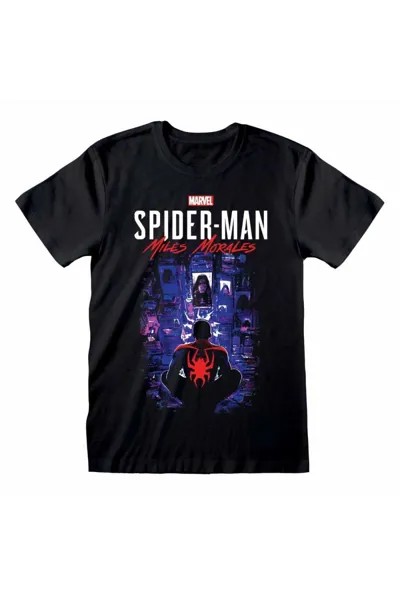 Футболка Майлза Моралеса Spider-Man, черный
