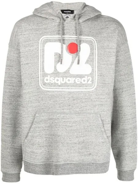 Dsquared2 худи с логотипом, серый