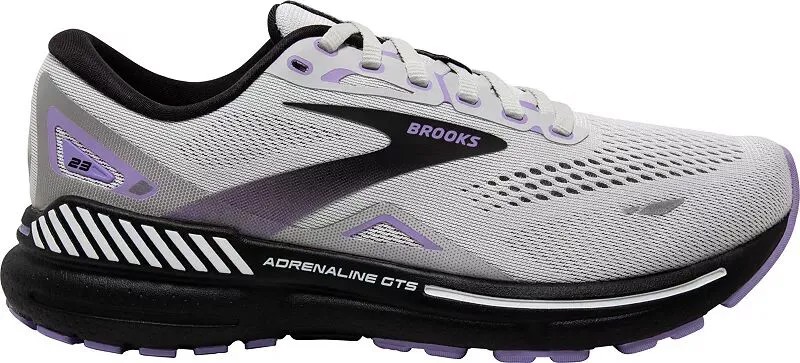 Женские кроссовки Brooks Adrenaline GTS 23, серый/сиреневый