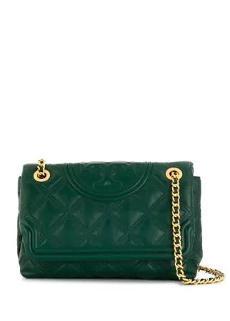 Tory Burch стеганая сумка через плечо c логотипом