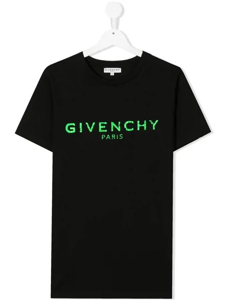 Givenchy Kids футболка с логотипом