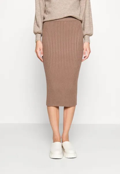 Юбка Vero Moda ВММОА, цвет brown lentil