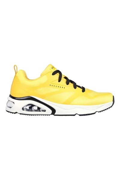 Tres-Air Uno сетчатые спортивные кроссовки из экокожи Skechers, желтый