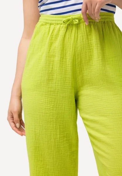 Тканевые брюки MUSLIN PULL-ON Ulla Popken, неоновый зеленый