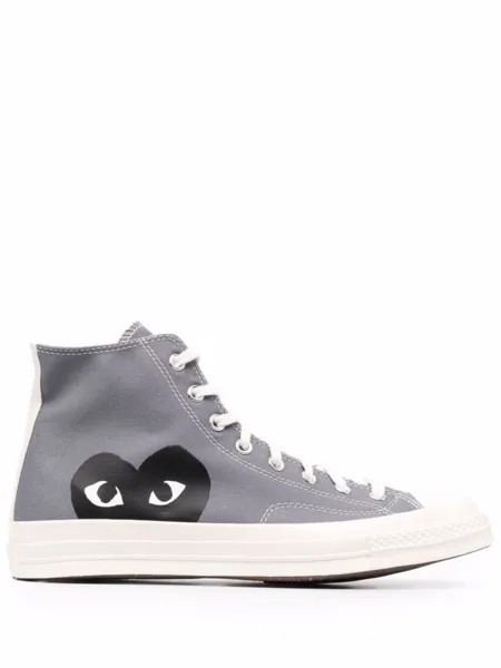 Comme des Garçons высокие кеды Chuck 70, серый