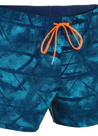 Плавки–шорты мужские короткие 100 TEX, размер: 48, цвет: Синий NABAIJI Х Декатлон