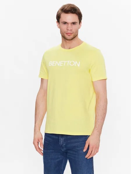 Футболка стандартного кроя United Colors Of Benetton, желтый